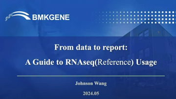 Class 1 From data to report: A guide to RNAseq (reference) Usage